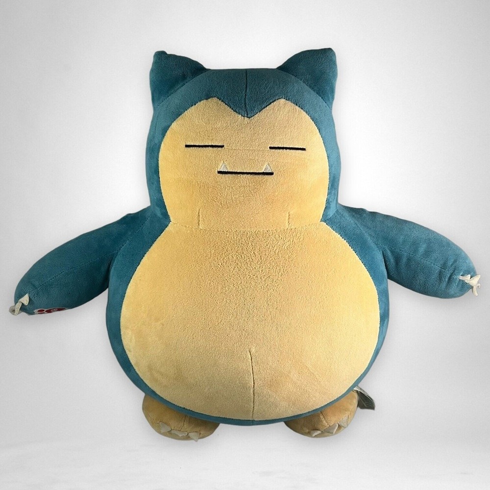 SOLD - BAB Build A Bear Snorlax Pokémon Soft Jumbo Plush Teddy Rare 16” + Sound